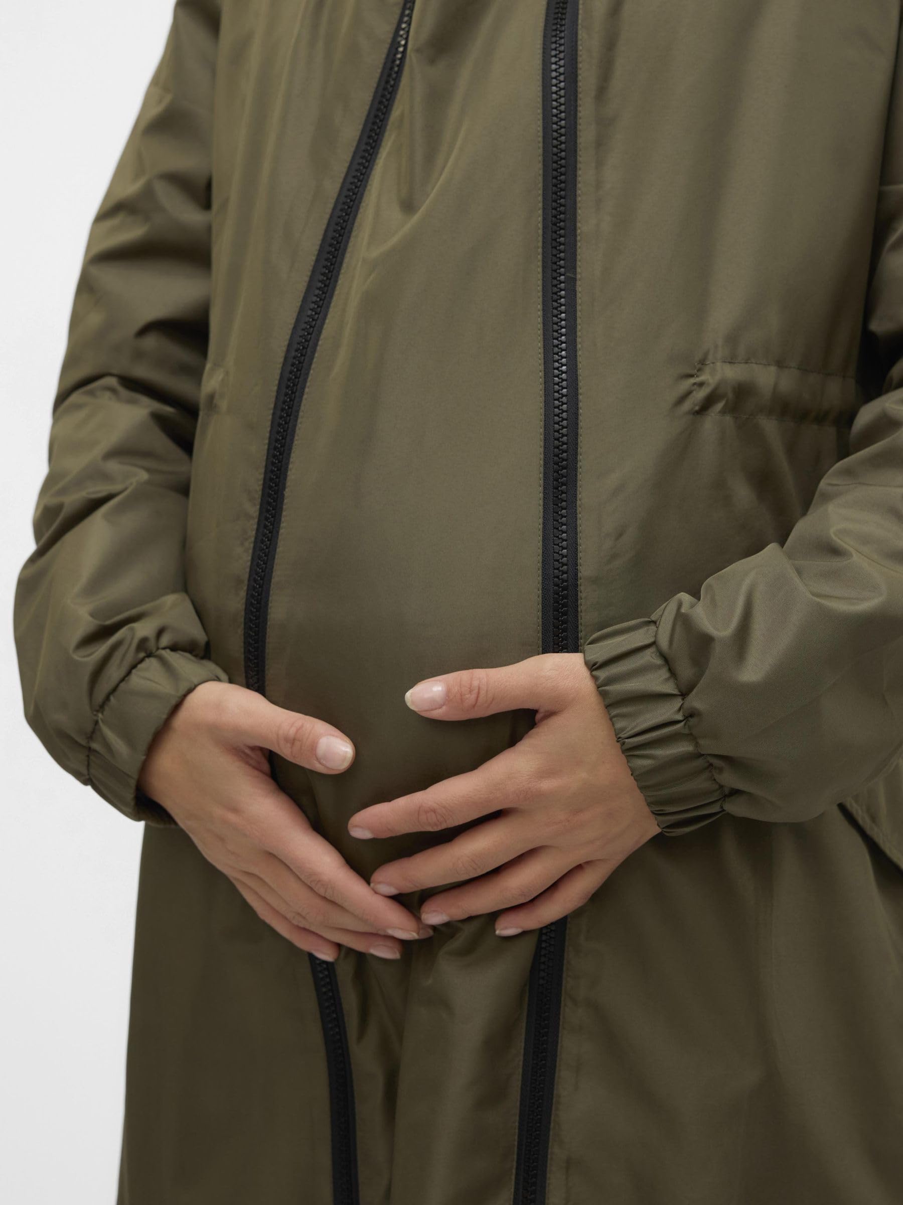 MAMALICIOUS Female Jacke Stehkragen Elastische Bündchen Mantel | Jacket