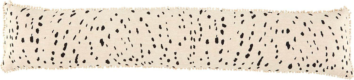 Mud Pie Fawn Animal Print Pillow, 7 x 35
