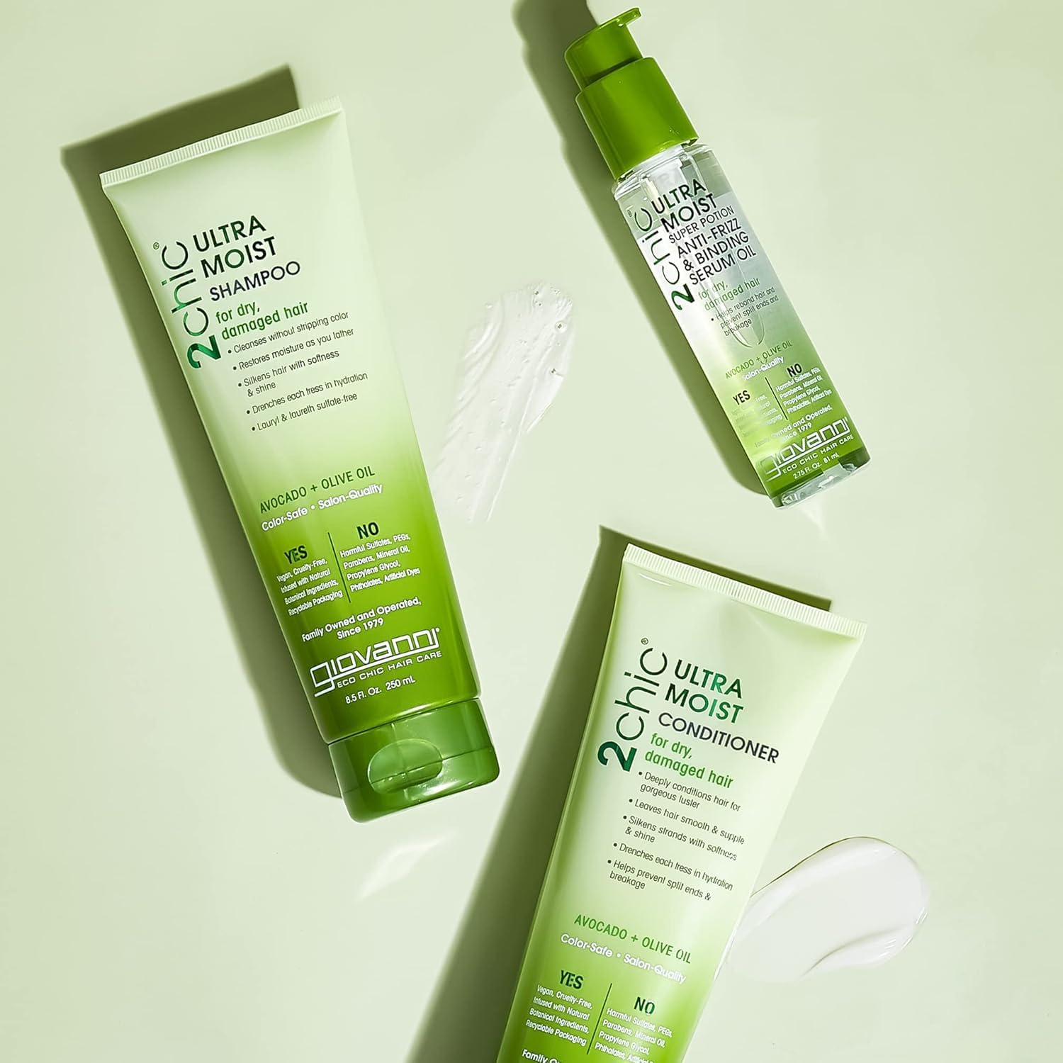 Amazon.com : GIOVANNI 2chic Ultra-Moist Shampoo, Avocado & Olive