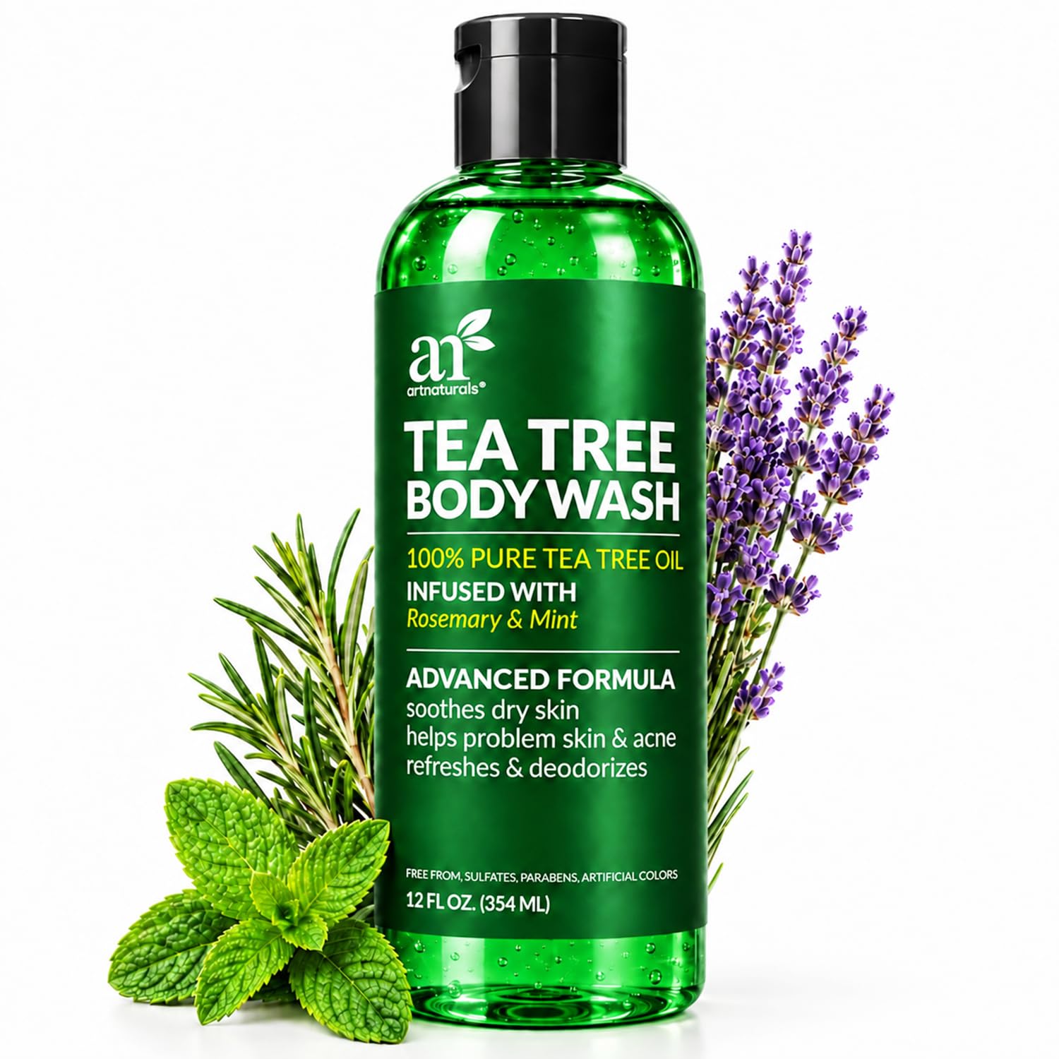 Artnaturals Tea Tree Body Wash, 12 fl oz