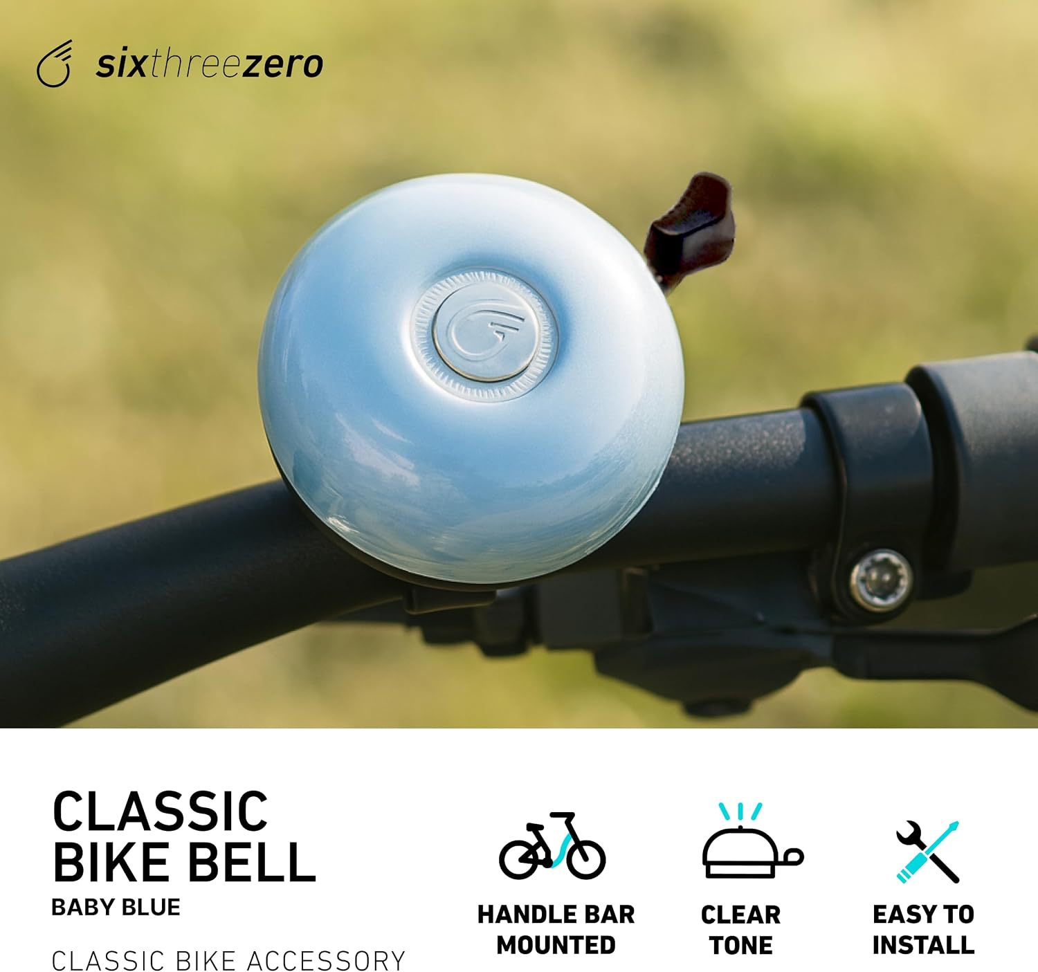sixthreezero Classic Bike Bell for Adult Men Women and Kids Bicycles