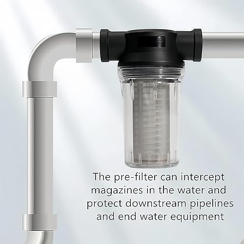 Miniatura 6 de BUPUROTT Filtro de Entrada de Colador de Bomba de Agua para Lavadora de Alta Presión, Accesorio de Filtro de Sedimentos, Pantalla de Malla 80 (12"