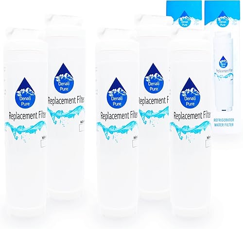 Paquete de 5 filtros de agua de repuesto para refrigerador Bosch RWF1110, compatible con el cartucho de filtro de agua Bosch RWF1110