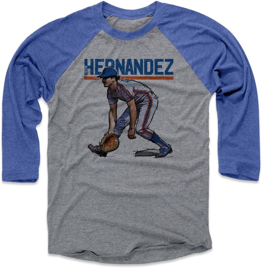 500 LEVEL Keith Hernandez 3/4 Sleeve Raglan T-Shirt - Keith Hernandez Play
