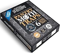 Vista 7 de Trampas para polillas para alacena de Dr. Killigan, atrae pestes por medio de feromonas, efectiva contra la polilla India de la harina, 100 % Negro