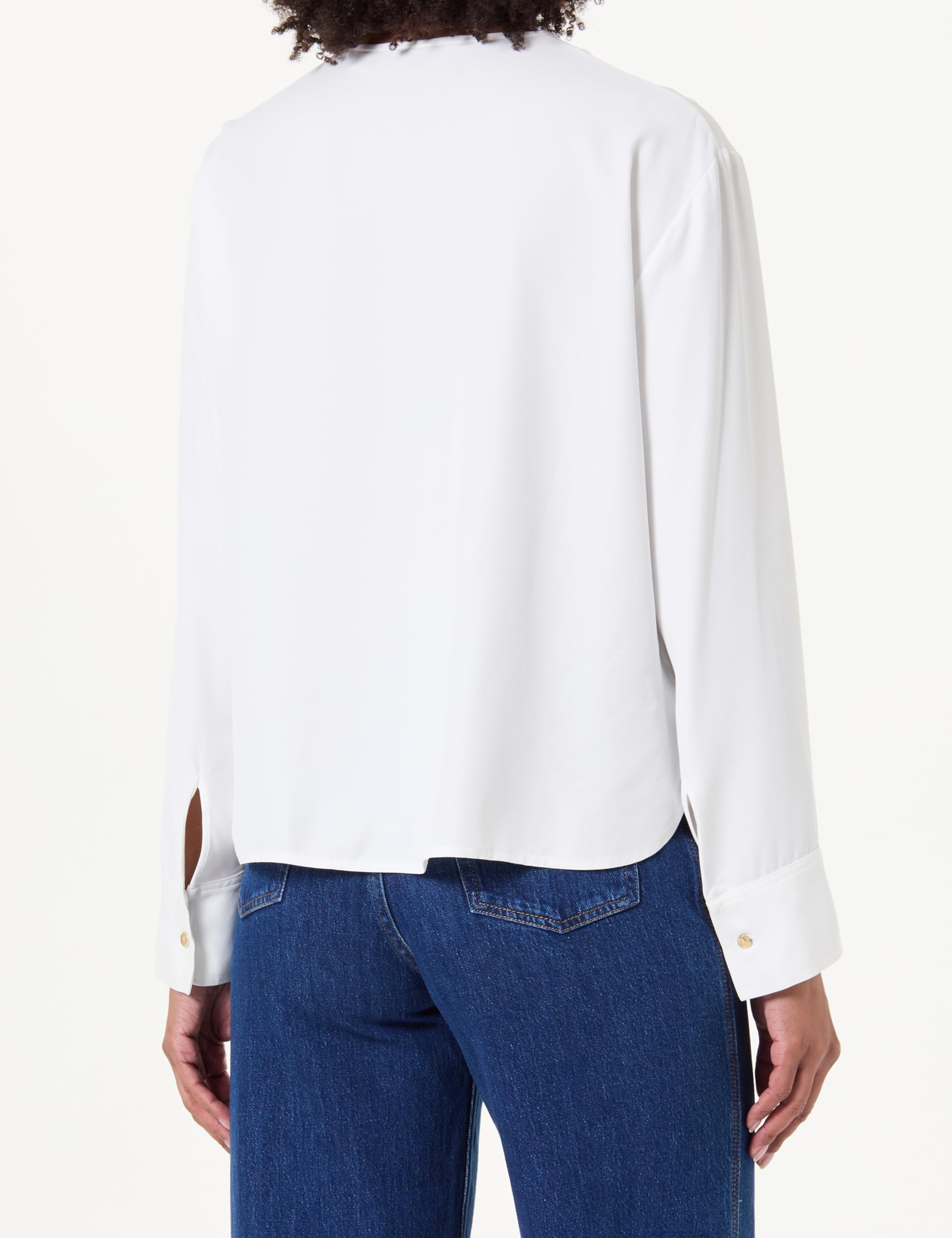 Tommy Hilfiger Damen Bluse Relaxed mit Schlitz