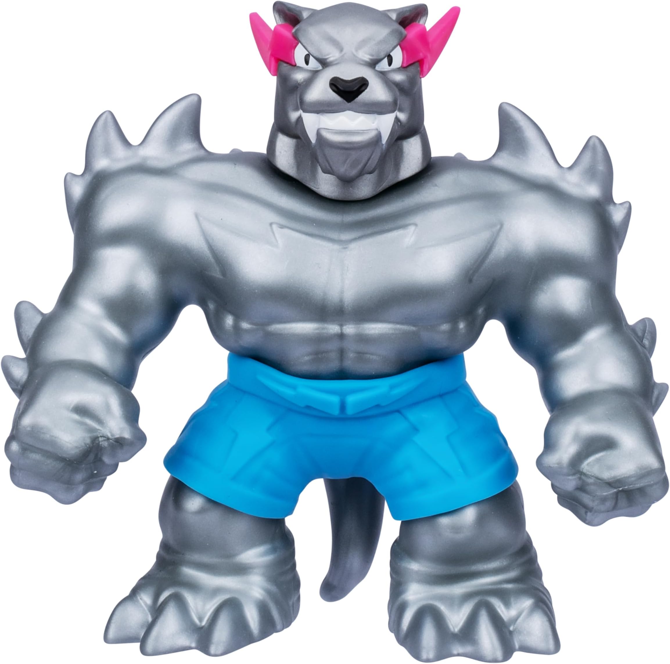 Heroes of Goo JIT Zu Stretchy Heroes, Squeeze and Stretch MrBeast's Panther Up to 3 Times Its Size, Collect All 3 Wave 2 Figures, Iconic Panther, Silver Panther and Legendary Panther