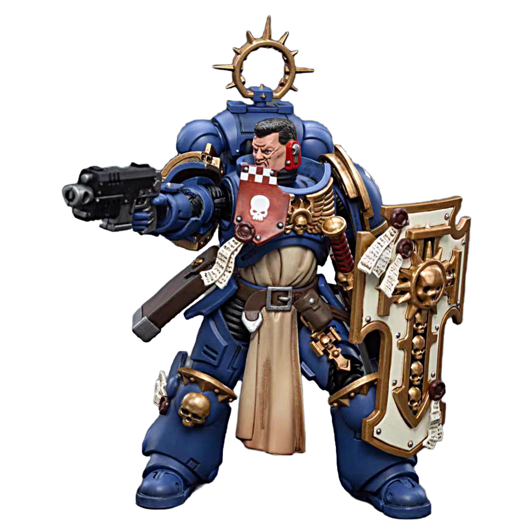 JOYTOY Warhammer 40K 1/18 Action Figure Ultramarines Bladeguard Veterano Fratello Sergente Proximo Modello da collezione
