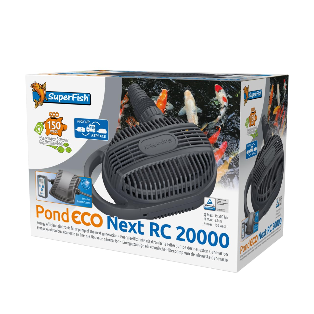 SuperFish Pond Eco Next RC 20000
