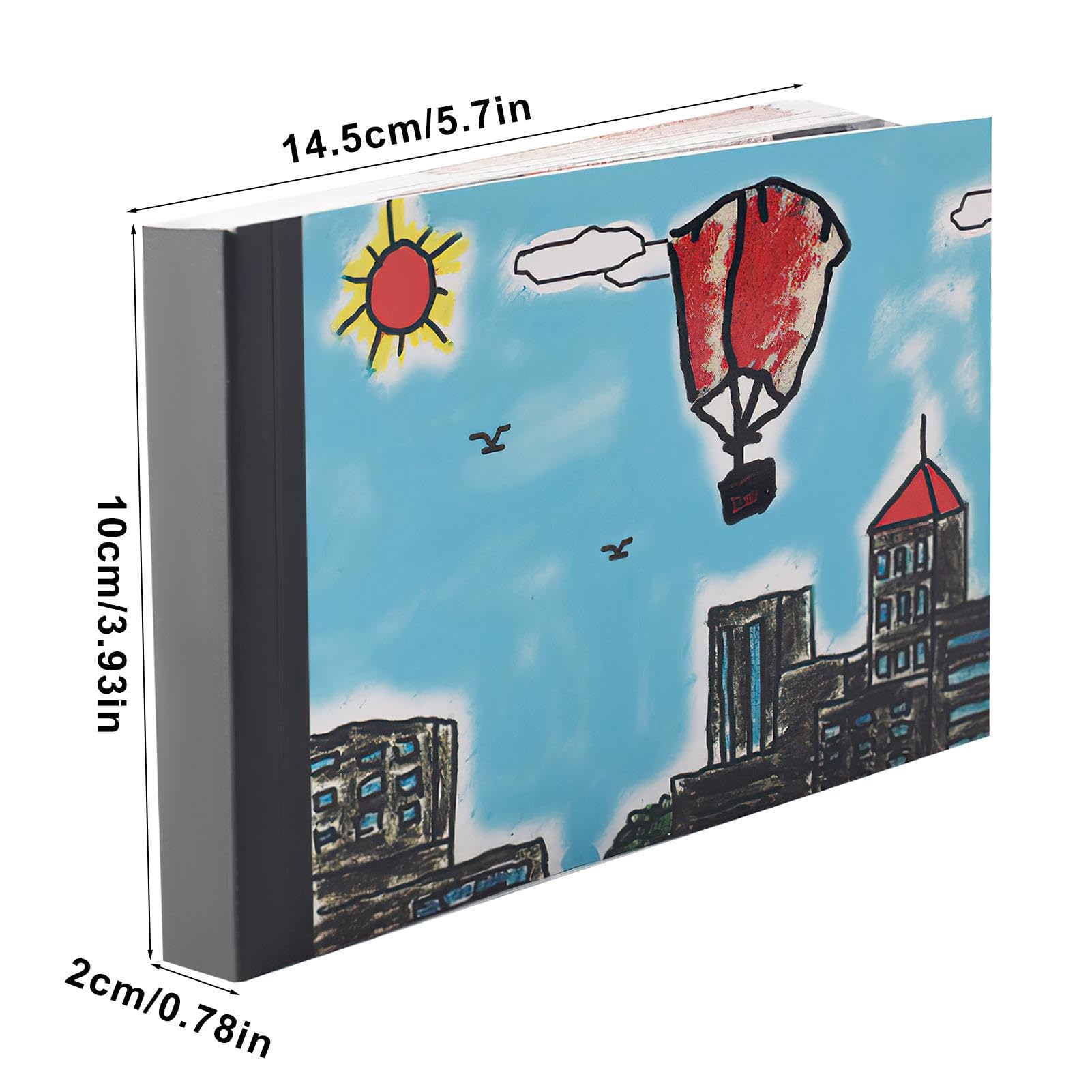 HAMIL Livre Proposition créative Animation flipss Bricolage avec Trou 126 Pages Bague cachée Cadeau fiançailles