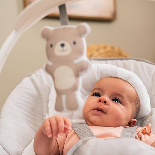 Miniatura 8 de Ingenuity Keep Cozy 3 en 1 Grow with Me - Asiento vibratorio para bebé y balancín de bebé a niño pequeño, 0-30 meses hasta 40 libras (Linden)