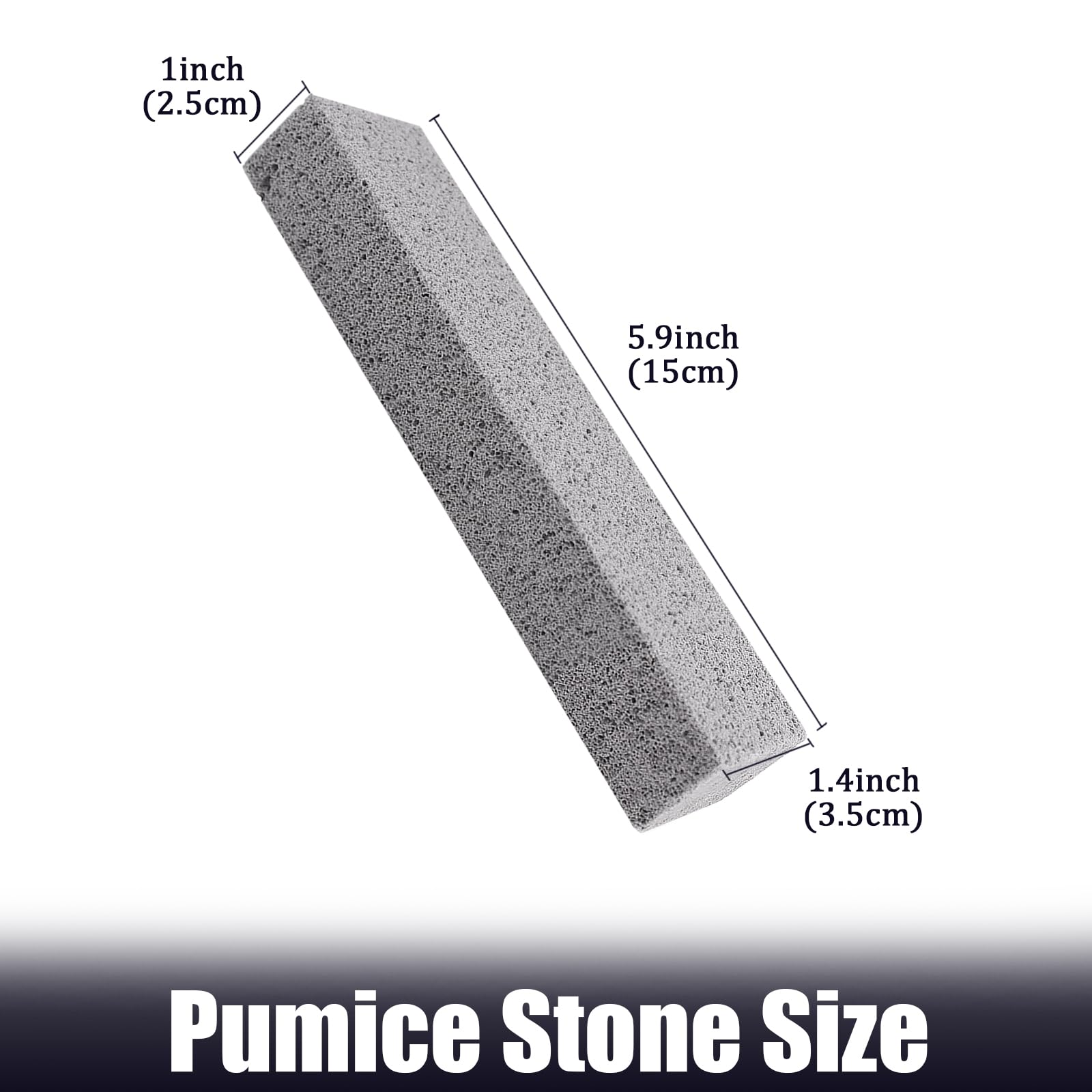 ZUFECY 10pc Toilet Pumice Stone, Toilet Bowl Cleaner, Toilet Bowl Stain Ring Remover, Pumice Stone Toilet Cleaner Tool for Toilet, Pool, Bathroom, Sink