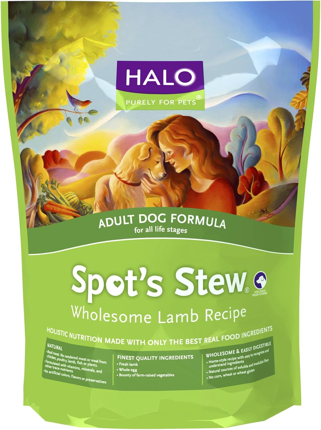 Halo Spot'S Stew Adult Dog, Lamb Recipe, 28-Pounds