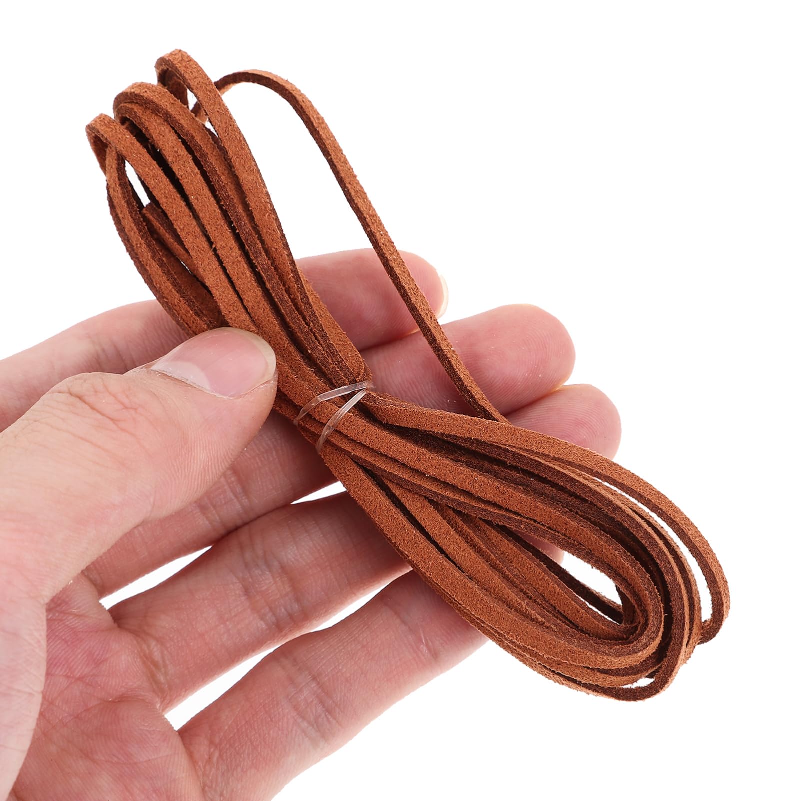 EXCEART Cordoncino Scamosciato 3mm per Bracciali e Collane Fai da Te, 8 Pezzi Flessibile e Facile da Intrecciare, per Artigianato e Creazione Gioielli