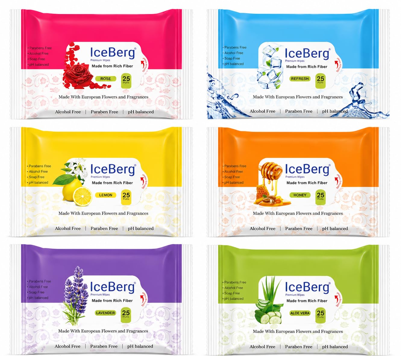 Ice Berg Wet Wipes for Face & Body | Thick & Soft Multipurpose Cleansing Tissues | Makeup Remover Facial Wipes (25 Facial Tissue Wipes)(Pack of 1)-image-11