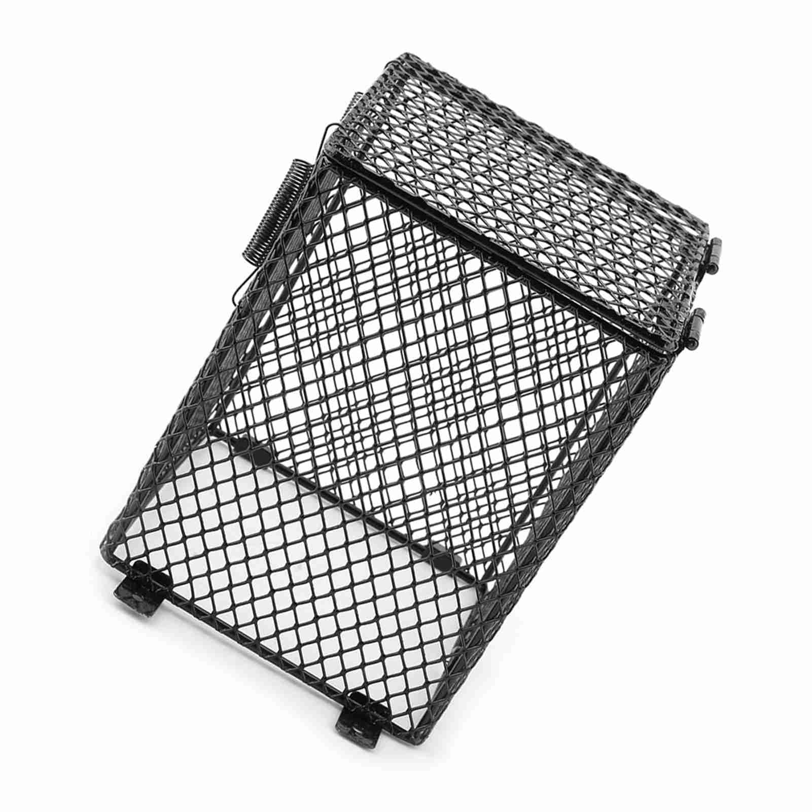 SIXRUN La Cubierta de Malla Resistente para Luz de Reptiles Evita Quemaduras, Adecuada para Lámpara de Cerámica, Luz Calefactora para Amantes de los Reptiles, Día y Noche (cuadrado)