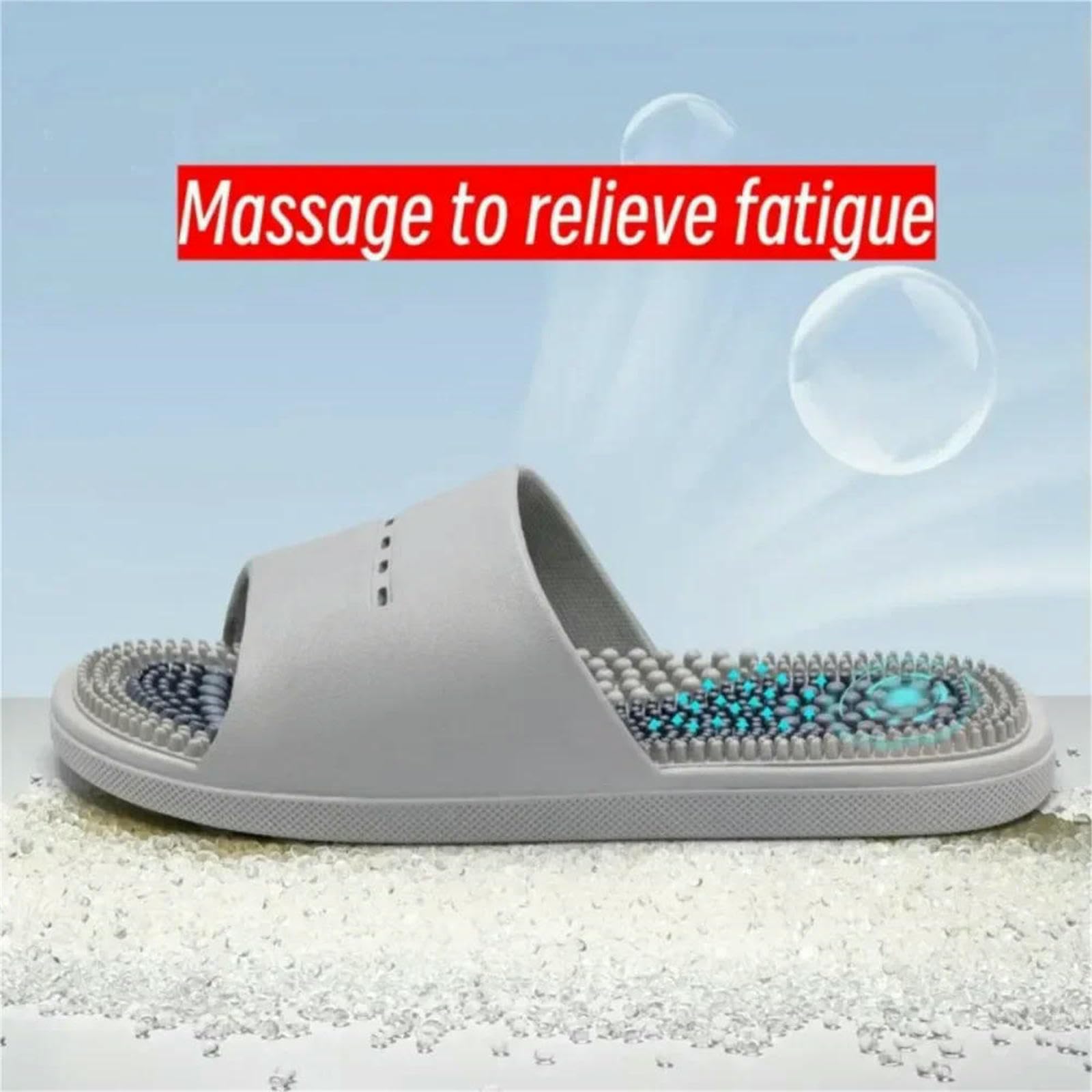 Ciabatte Uomo Pantofole Domestiche per Uomini da Donna Scarpe Doccia Bagno Non Slip Sandali-verde-40-41