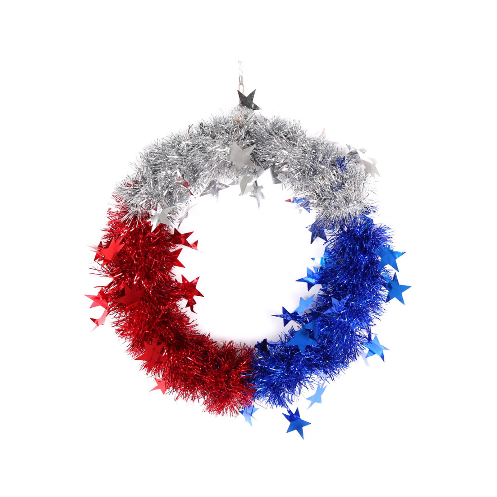 Delicate Front Door Independence Day Wreath Party Supply for National Day Wreath Theme Decorations Holiday