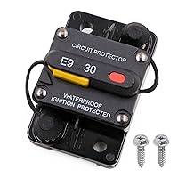 Vista 46 de E69 Interruptor de circuito de 10 A T3 con restablecimiento manual Mini de montaje en superficie IP66 Interruptor conmutable de 10 A