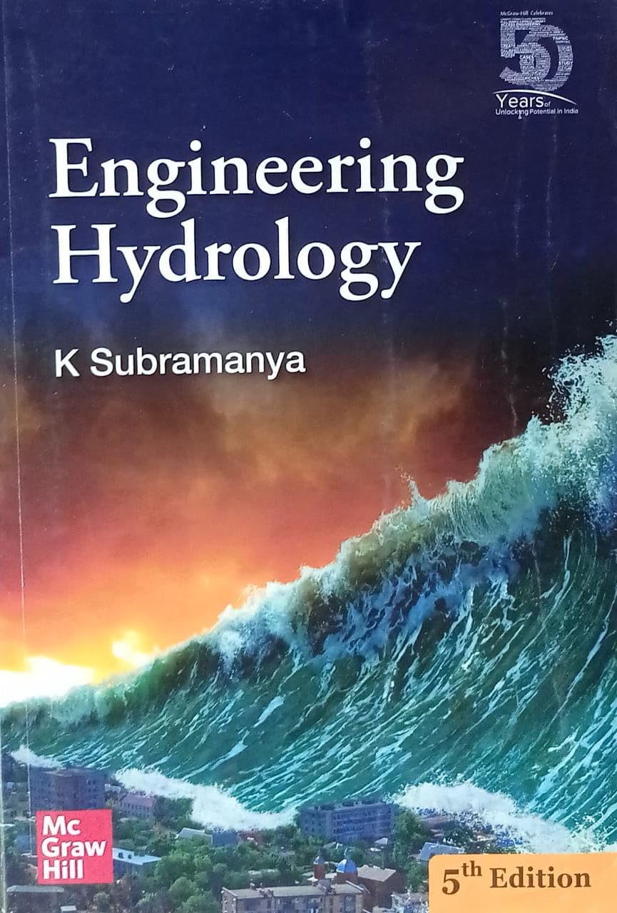 Engineering Hydrology K. Subramanya 9789390177509 Books