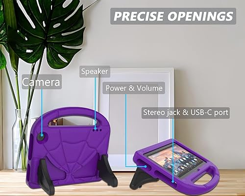 Miniatura 8 de DICEKOO - Funda para tableta de 7 pulgadas (12. generación, versión 2022), ligera, a prueba de golpes, con asa de soporte, incompatible con iPad