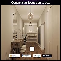 Vista 7 de Philips Hue Essential - Bombilla LED inteligente A19, ambiente blanco y color, base E26, 8.8W, 2200K-6500K, 800 lúmenes, regulable, funciona