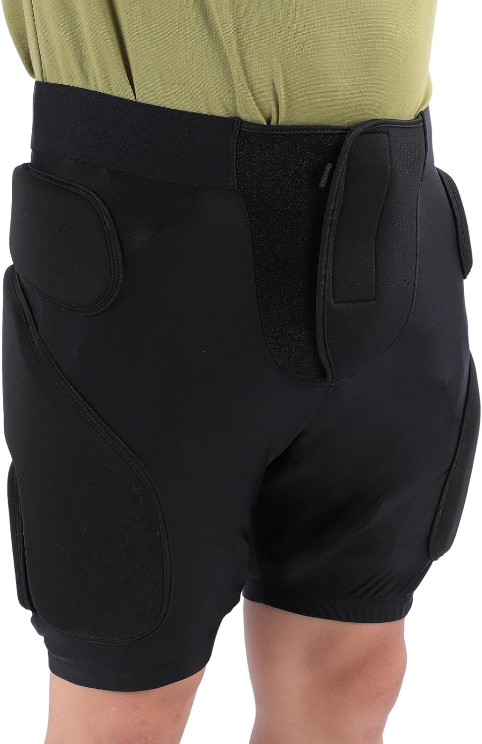 Protective Padded Shorts for Snowboard Ski Skate, 3D Impact Protection for Hip Butt Tailbone, Breathable Stretchable Polyurethane Material