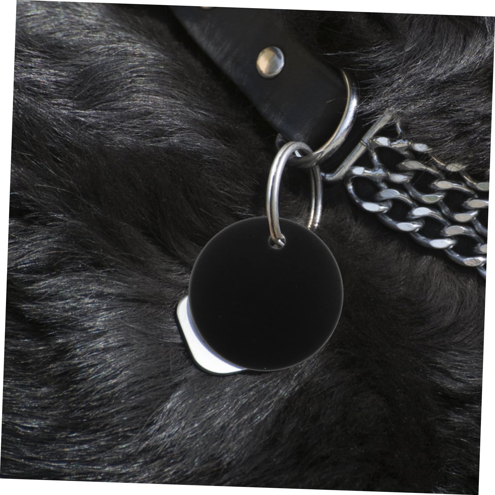 SUPVOX Médaille pour Chien Ronde Vierge en Alliage D’Aluminium 25 Pcs