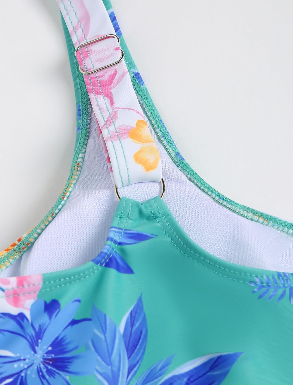 ZAFUL Women's U Wire Ring Swim Dress Swimsuit Tummy Control Swimdress One Piece Bathing Suit Skirt Swimwear - Image 6