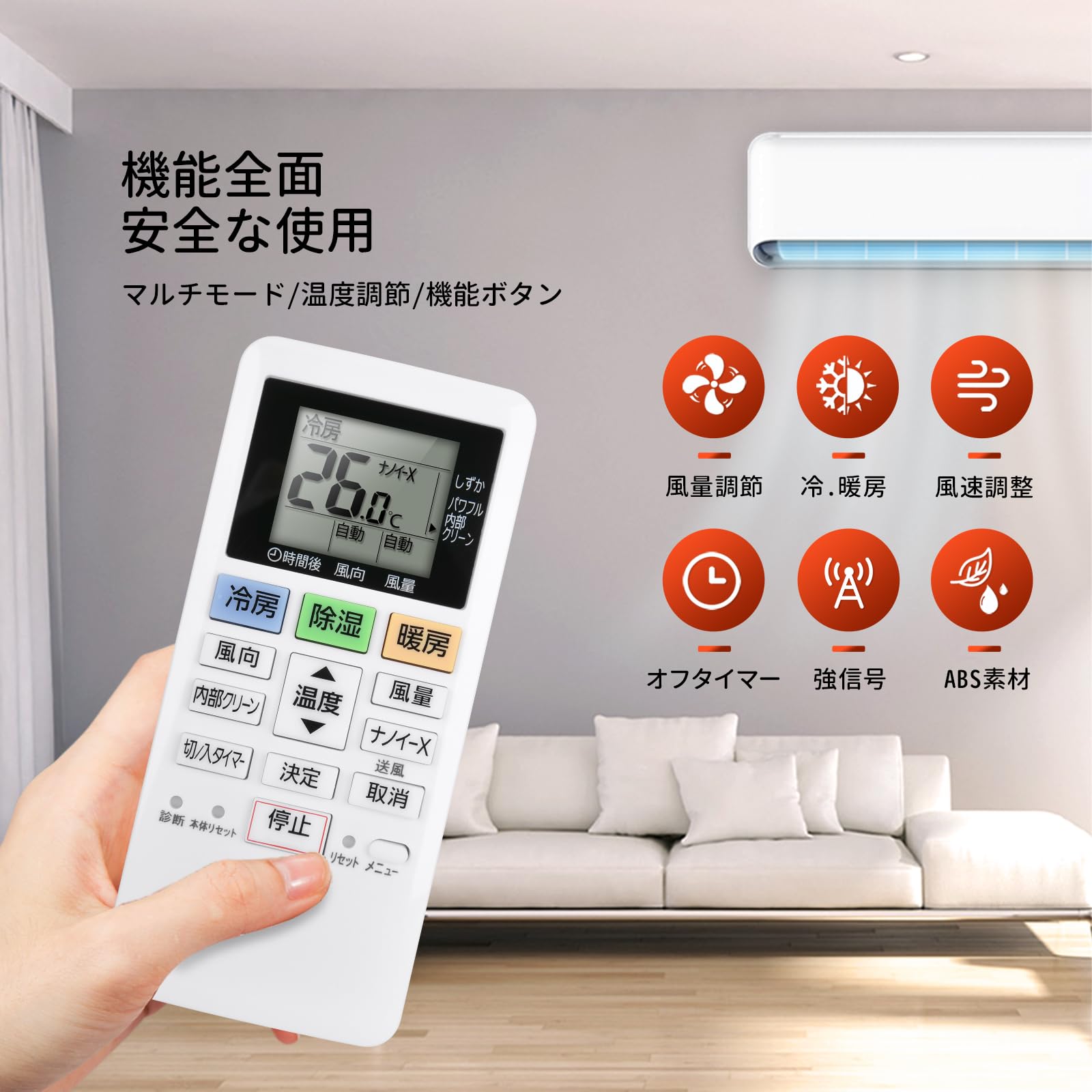 Amazon.co.jp: エアコンリモコン ACXA75C22290 for Panasonic