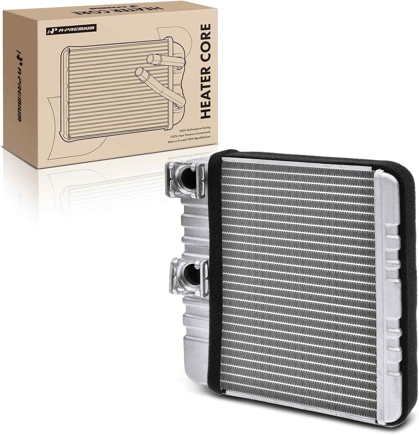 A-Premium HVAC Heater Core Compatible with BMW 320i, 323Ci, 323i, 325Ci, 325i, 325xi, 328Ci, 328i, 330Ci, 330i, 330xi, M3, X3, E46, E90, E83, F25, Replace# 64118372783