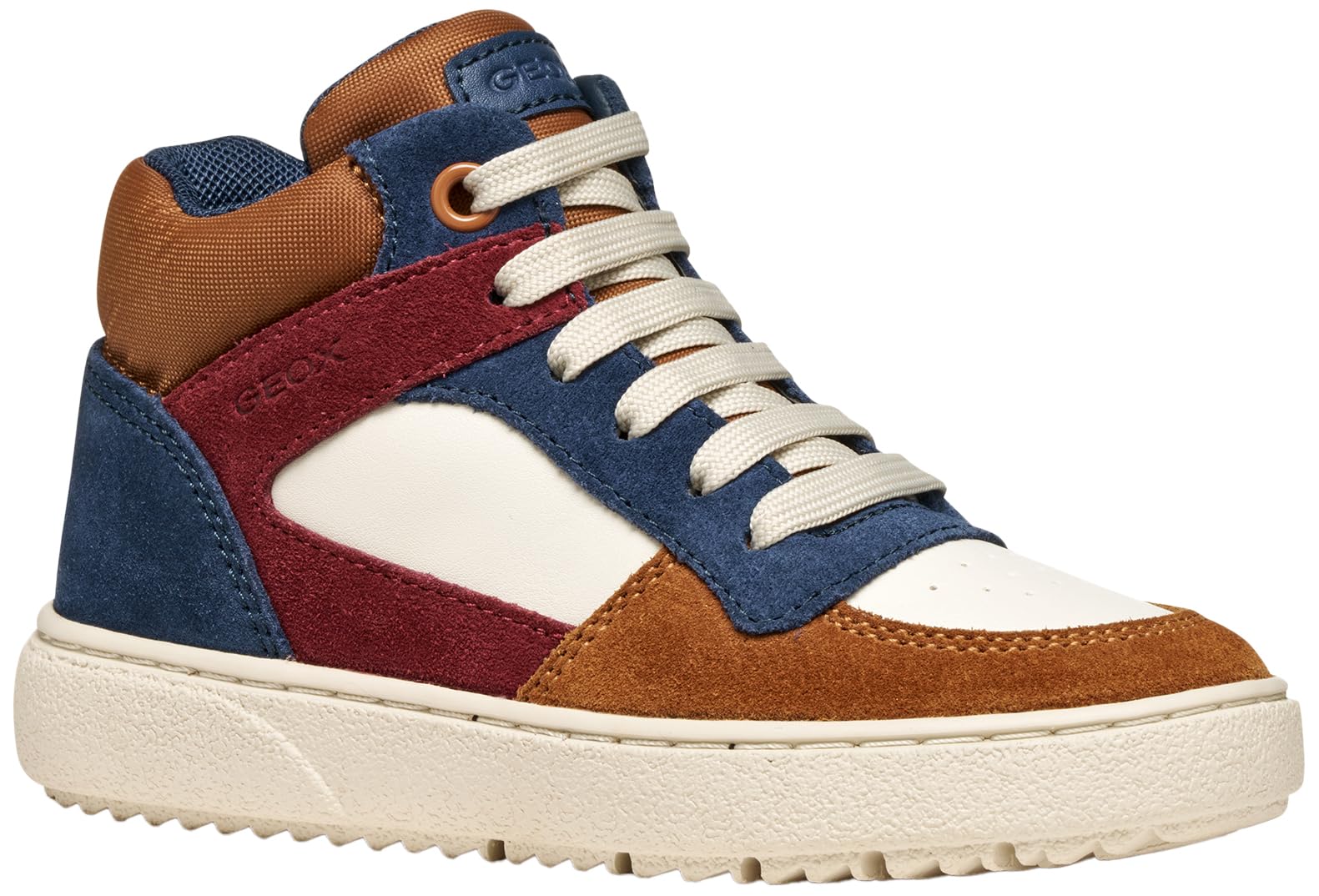 Geox Lt Marfil Lt Brown J Theleven Boy, Zapatillas, 28 Eu