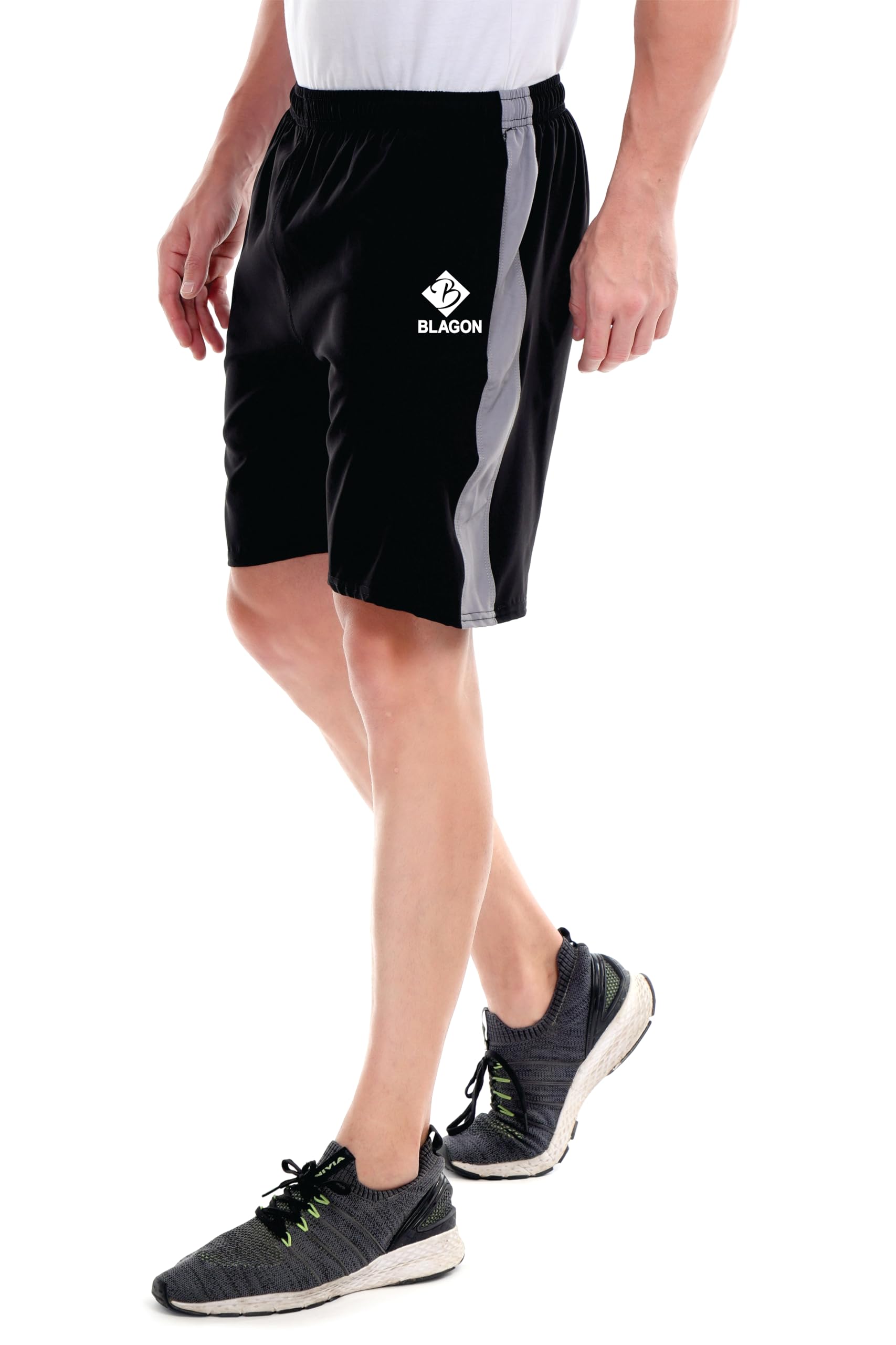 BLUE STAR SHARK Men's Solid Casual Shorts | Quick-Dry Lightweight Gym Shorts with Pockets | Ideal for Running, Sports, Training, Workout, and Everyday Wear-picture-18