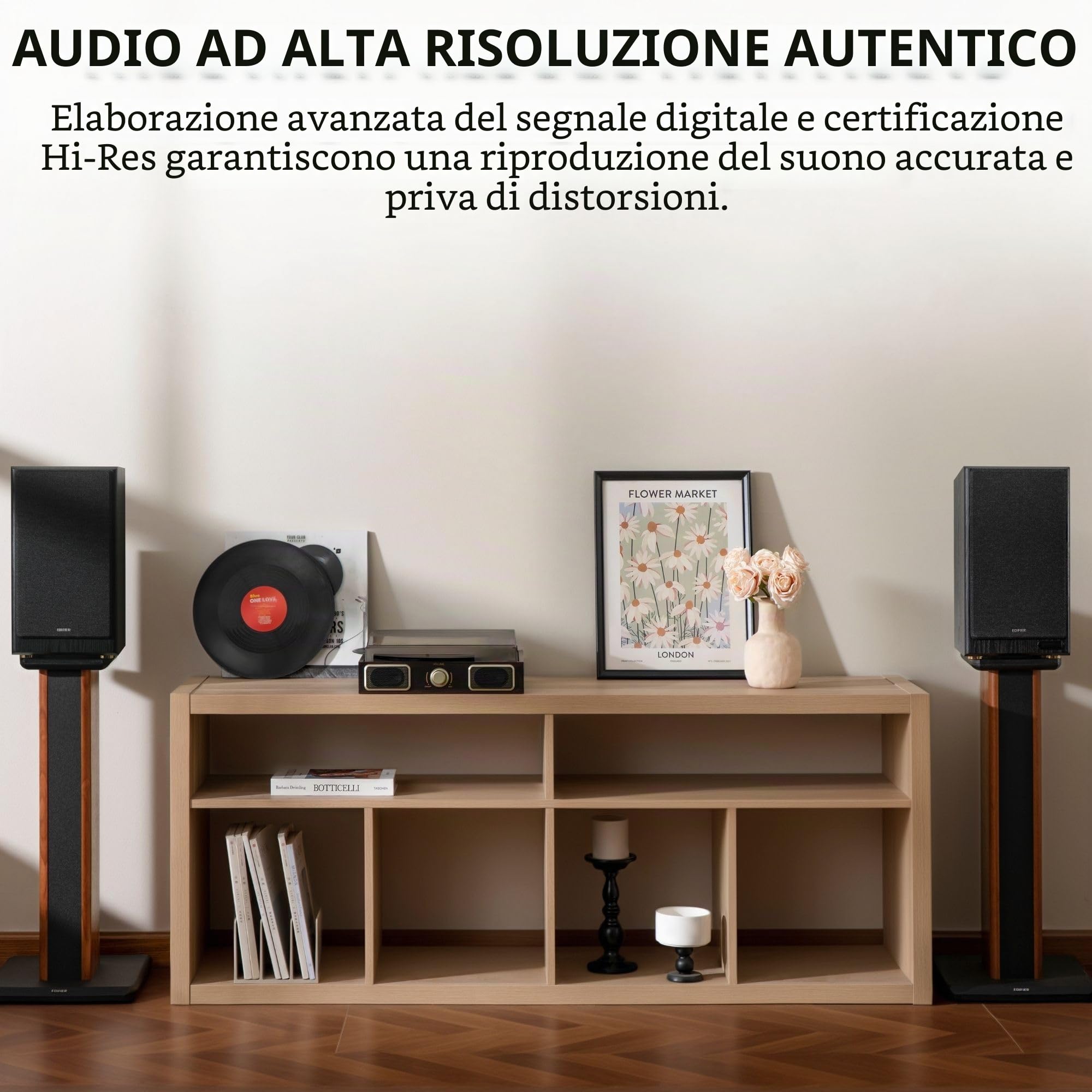 Edifier Diffusori attivi R2750DB MKII, casse HiFi amplificate 144 W RMS. Sistema a 3 vie con Bluetooth 6.0, HDMI eARC, audio Hi-Res 24bit/96kHz e Sub Out, Nero