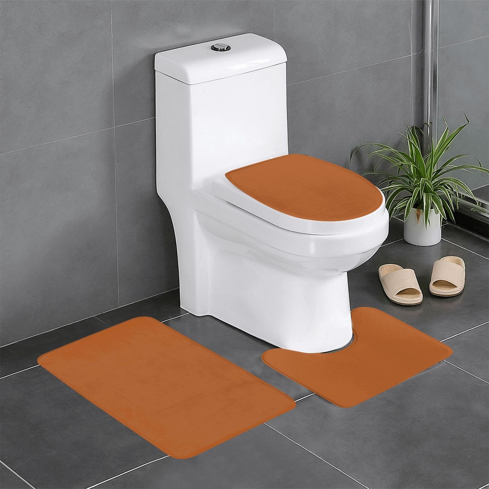 Tapis de salle de bain antidérapant lot de 3 WHJDPP pour éliminer les glissades sur sol humide