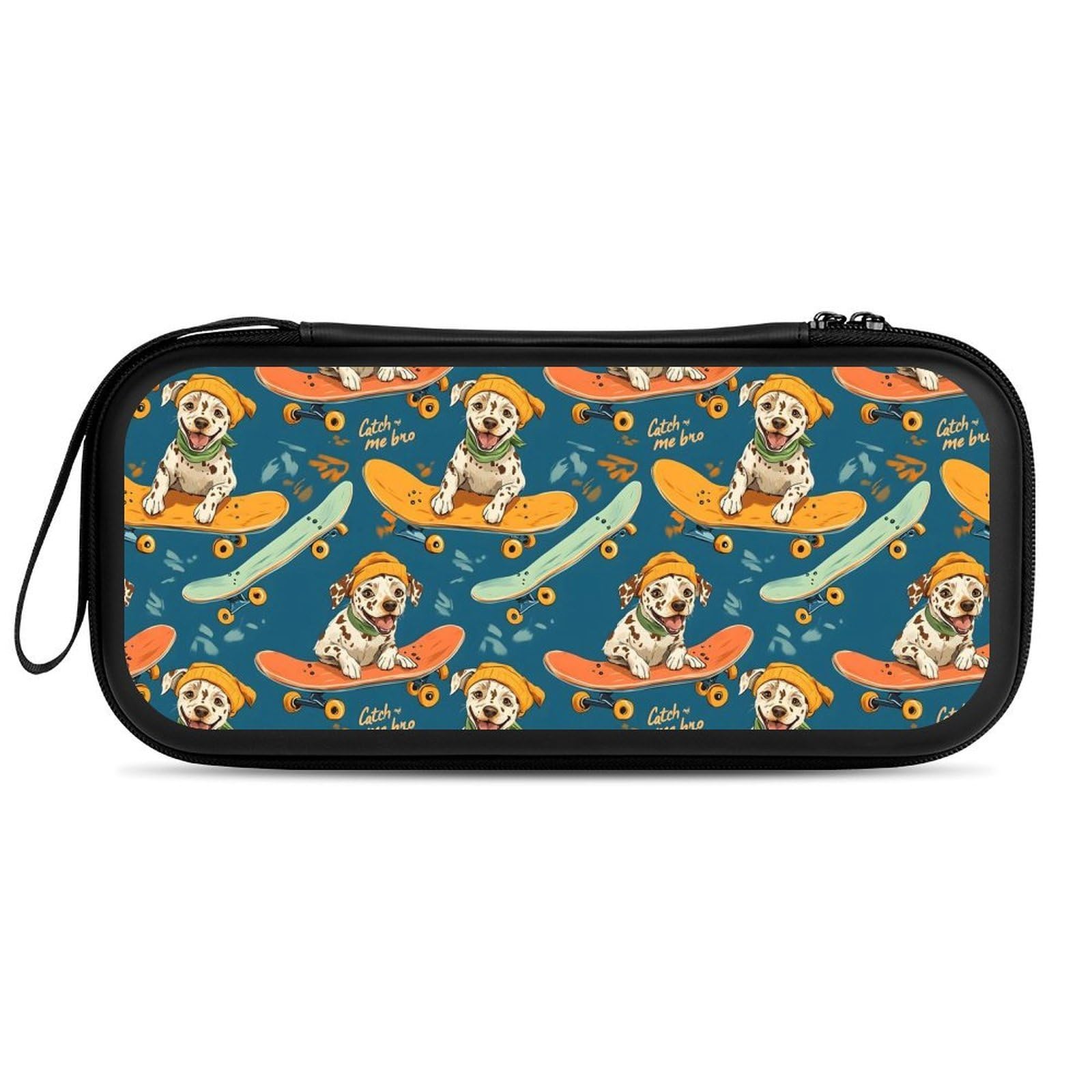 IORIOR Compatible with Nintendo Switch 2 Case 2025 - Cute Puppy Skateboard Print Travel Portable Hard Shell Shockproof