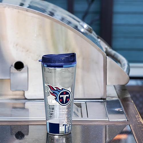 Miniatura 128 de Rico Industries NFL - Vaso clásico de fútbol americano de doble pared, 16 oz o 20 onzas, tapa W