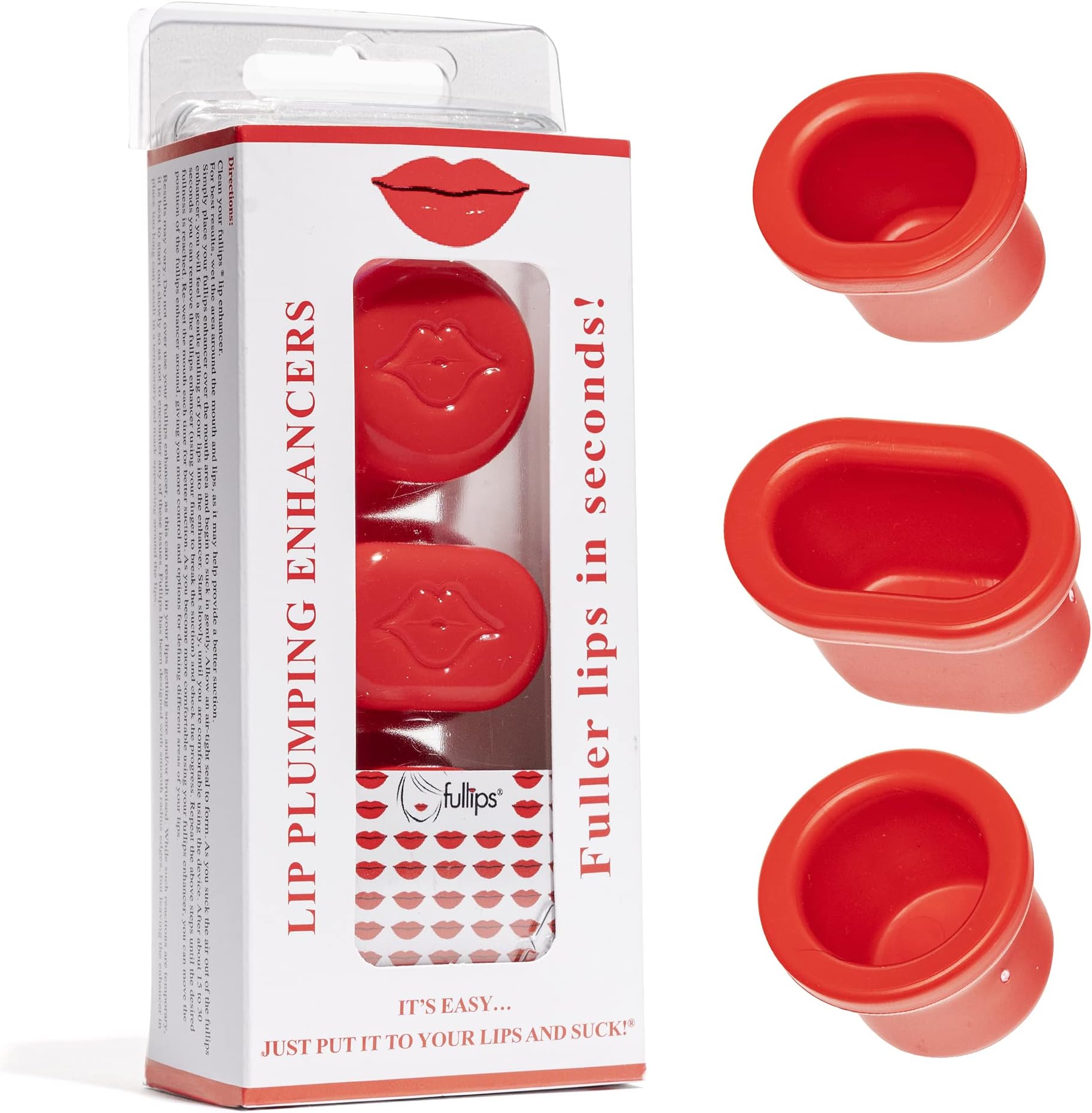 FULLIPS LIP ENHANCERS - Medium/Large Set w/Bonus Small!!!