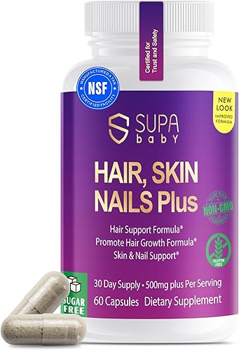 Cabello, piel y uñas  Formulado por expertos para mujeres con biotina, colágeno y antioxidantes  Apoya el crecimiento del cabello, piel brillante y