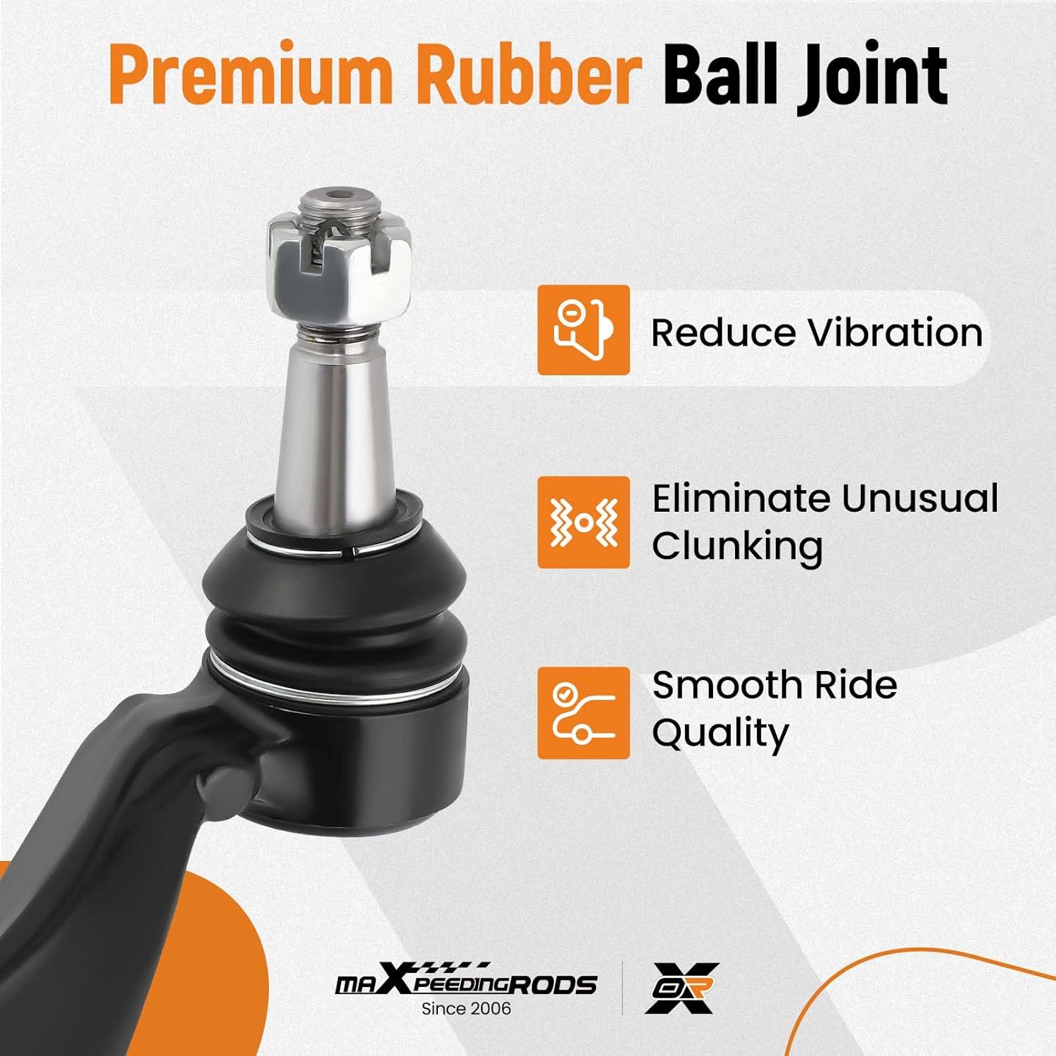 maXpeedingrods 16Pc Front Suspension Kit for 2007-2017 Lexus LS460 RWD, 8 Upper Lower Control Arms, 2 Sway Bar Link, 4 Outer/Inter Tie Rods, 2 Boots