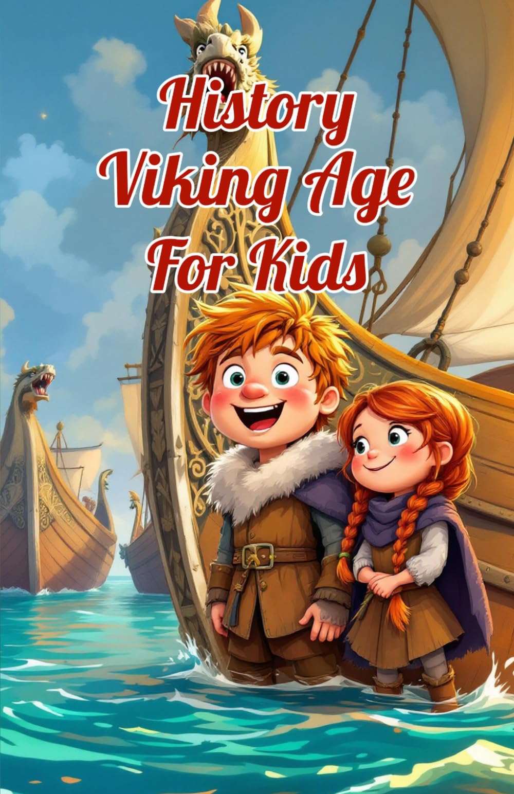 History Viking Age for Kids: Norse Warriors, Explorers, Raiders, Myths, Gods, and Daily Life from the Age of the Norsemen (History Basic For Kids)