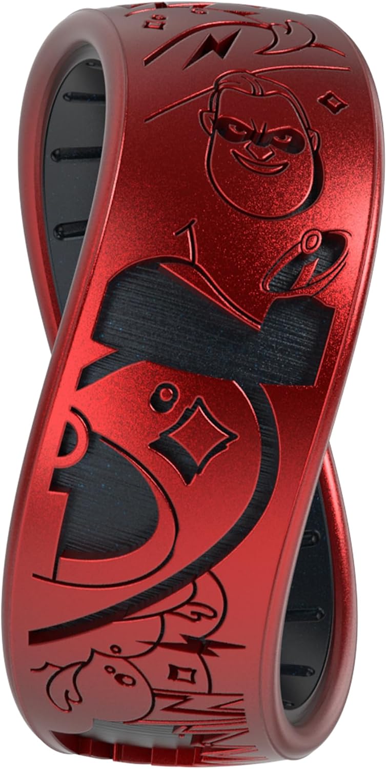 Enso Rings Disney Pixar Collection - Classic Etched Silicone Rings - Comfortable and Flexible Design