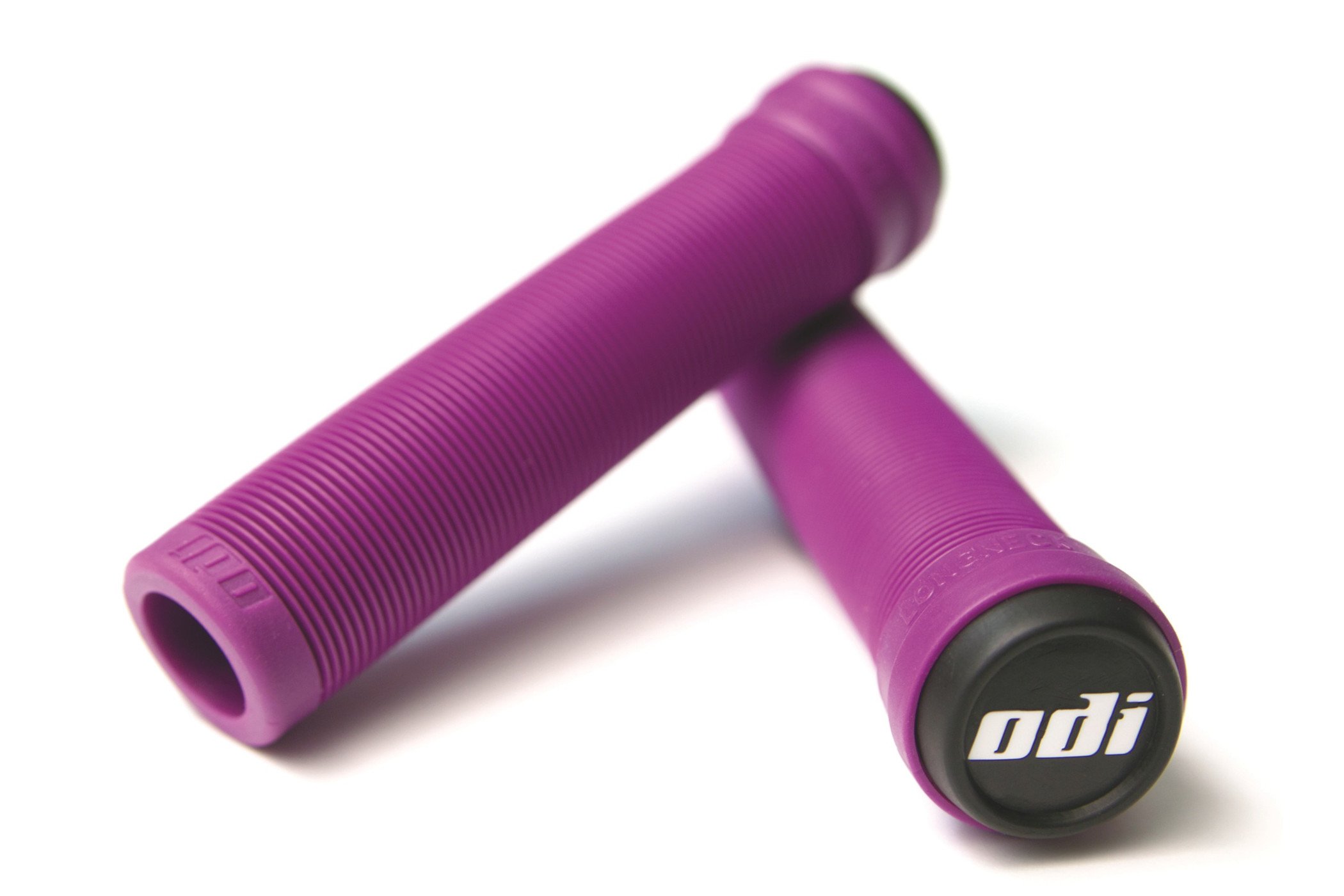 Amazon.com: ODI Flangless Longneck Grips Purple 143mm : Automotive