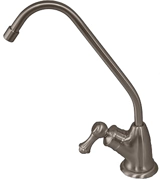Pureteck F-07-BN Euro Style Non Air-Gap for Reverse Osmosis, Brushed Nickel