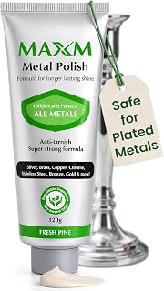 Metal Polish Paste for Chrome, Stainless Steel, Copper & Aluminum Polish