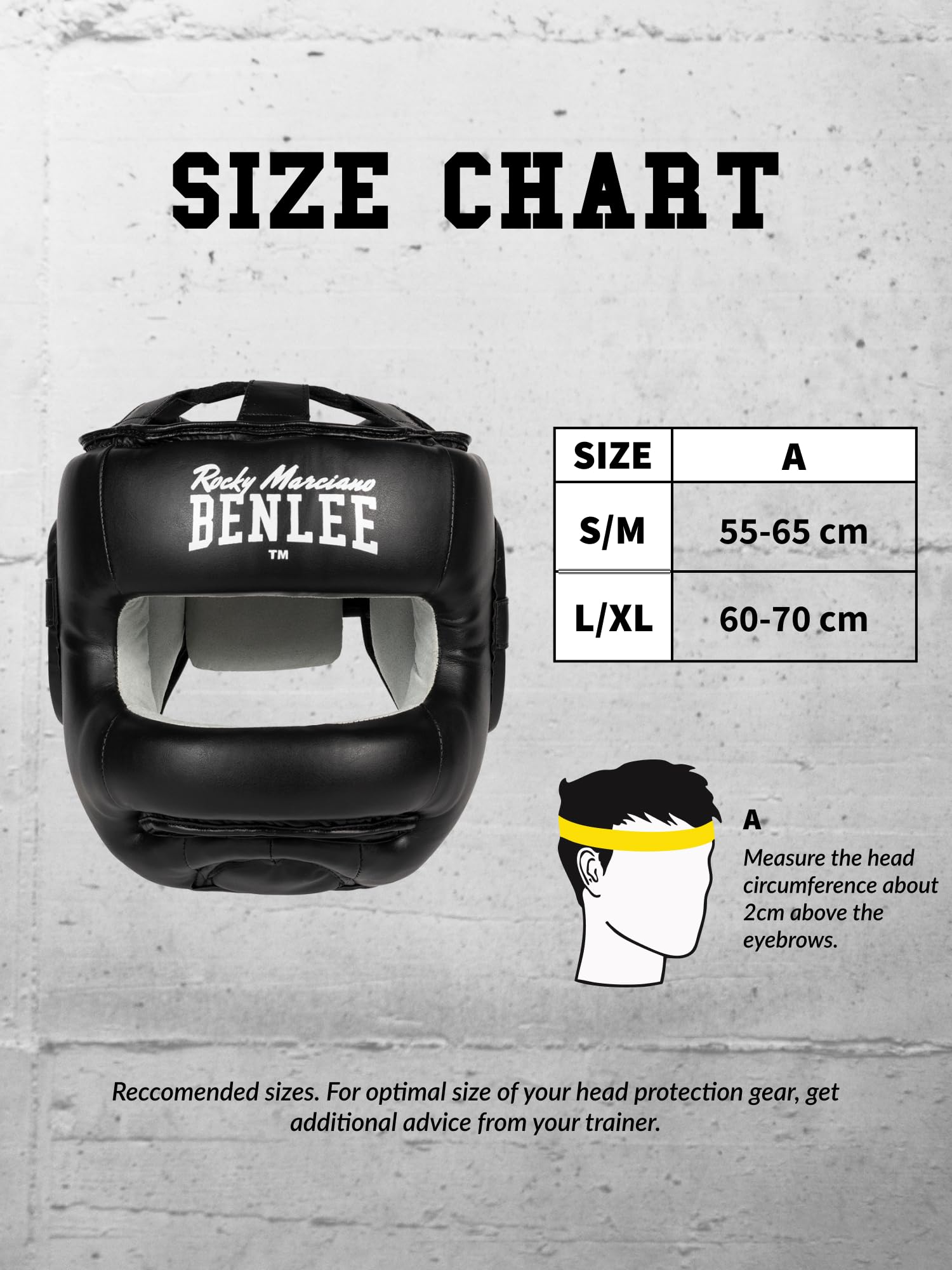 BENLEE Kopfschutz aus Kunstleder FACESAVER