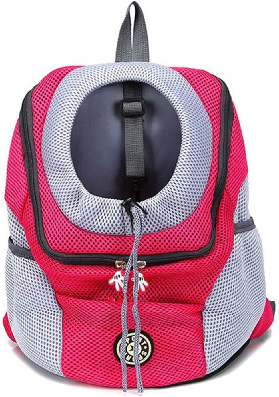 LanYao Dog Backpack Carriers,Breathable Dog Cat Carrier Backpack,Comfortable Puppy Dog Carrier Bag,Ventilate Head-Out Pet Carrier…