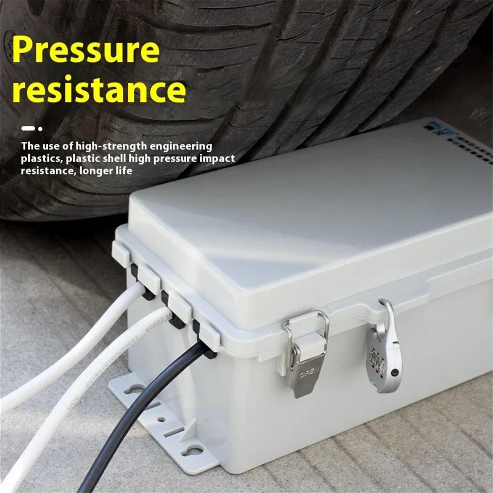 Progetti di scatole giunzione elettriche impermeabili da 250x125x110 mm
