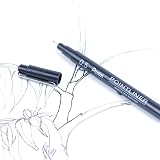 Pentel Arts Pointliner Pen, (0.5mm), Black Ink, Box of 12 (S20P-5A) – view 8