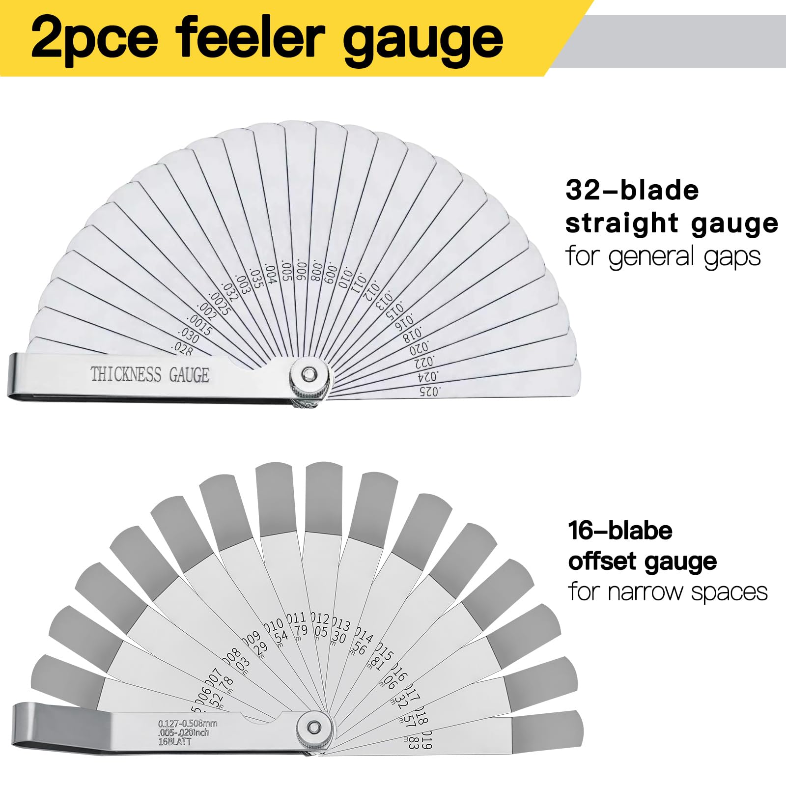 Ceinueia Feeler Gauge Set - Precision Measurement -2